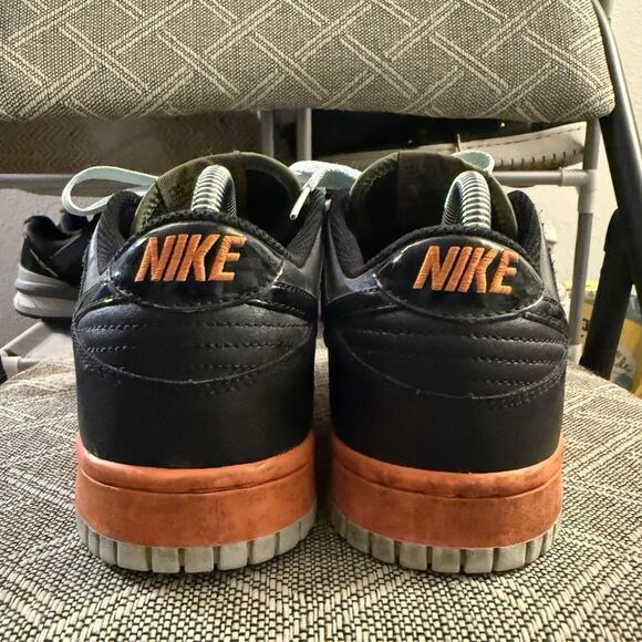 Nike Dunk Low Mandarin Orange Black Green Shoes Womens Size 8.5 - Picture 5 of 7